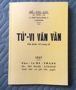 Tử Vi Văn Vần – Đỗ Văn Lưu – 1937